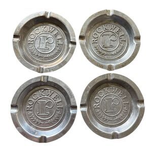 Rockwell DuBois Pennsylvania Vintage Aluminum Ashtrays